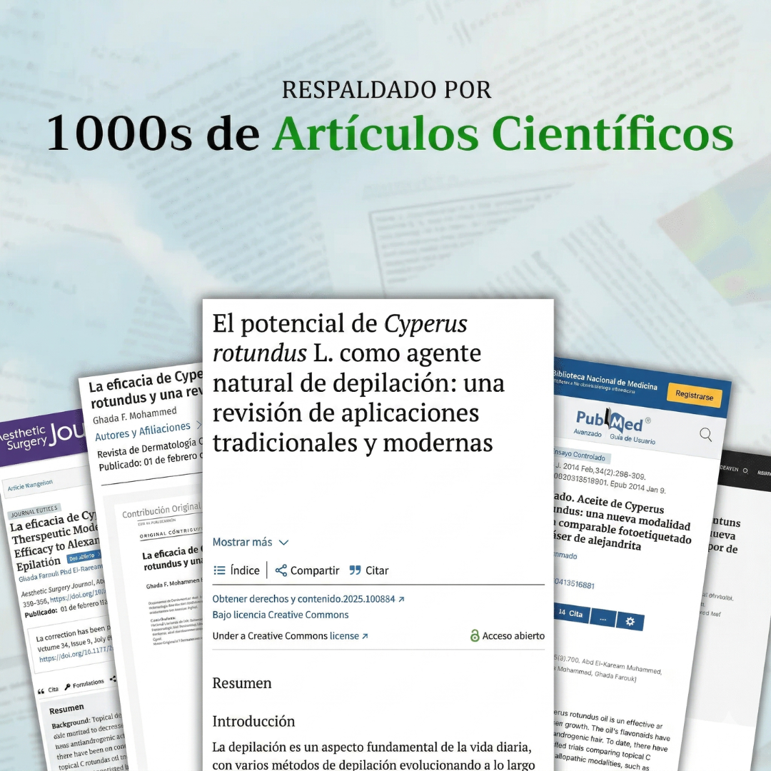 Musta Serum — Aceite Inhibidor de Vello · Cyperus Rotundus 30ml