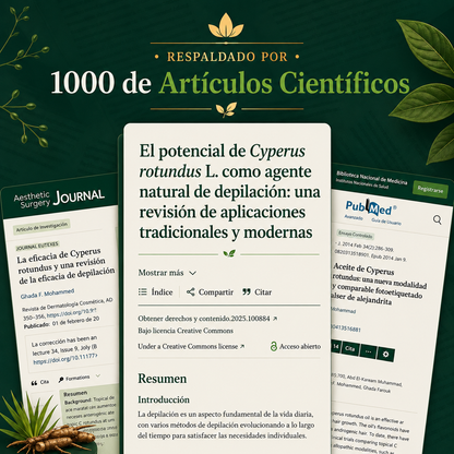 Musta Serum — Aceite Inhibidor de Vello · Cyperus Rotundus 30ml